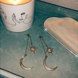 Moon and Star Earrings 🌟 🌙